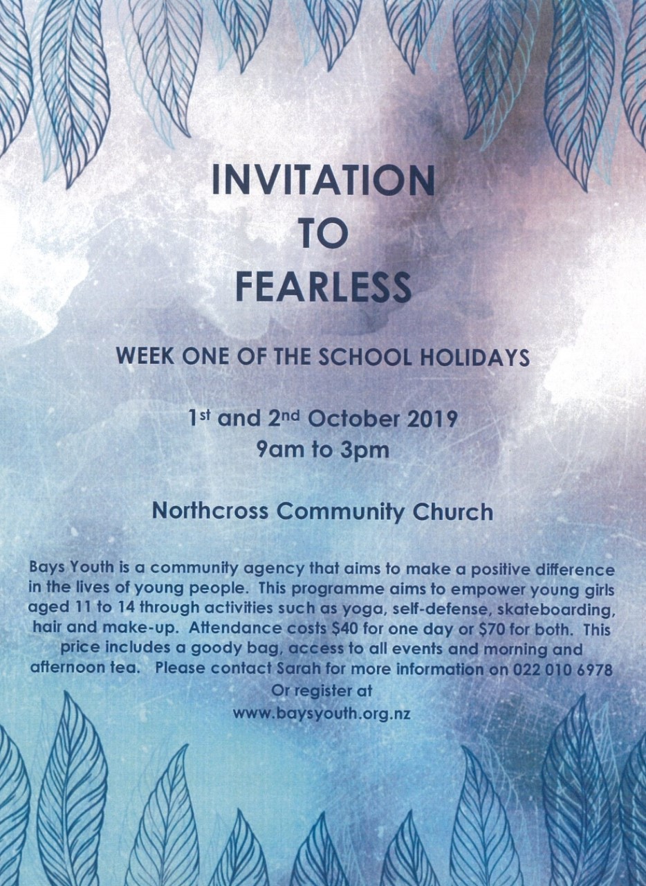 Read more about the article Invitation To Fearless
