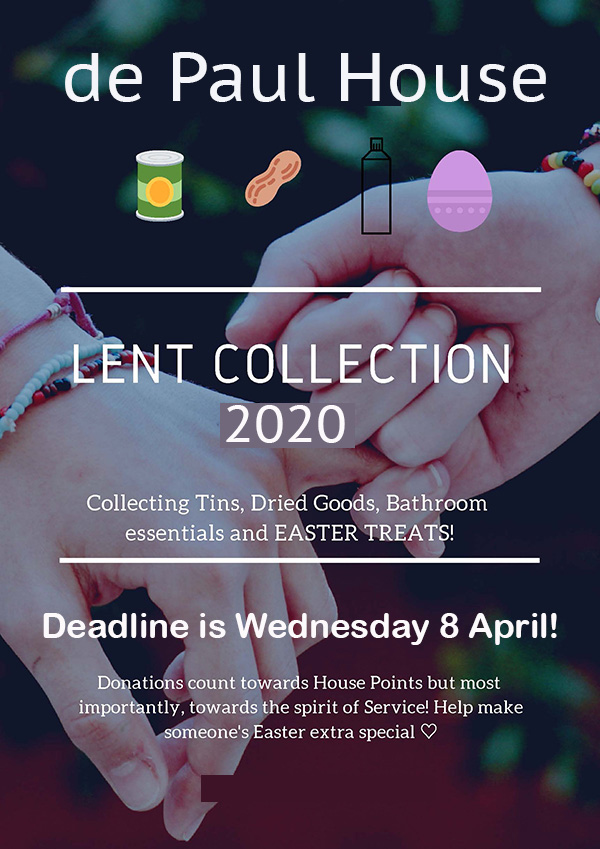 Read more about the article Lenten Collection for de Paul House