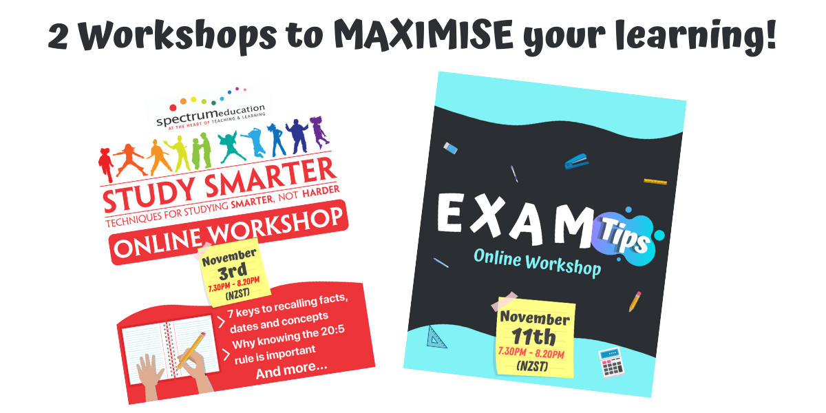 Read more about the article ANNOUNCING: Two Online Workshops Your Teen Can Attend If They Have Exams Coming Up Soon…