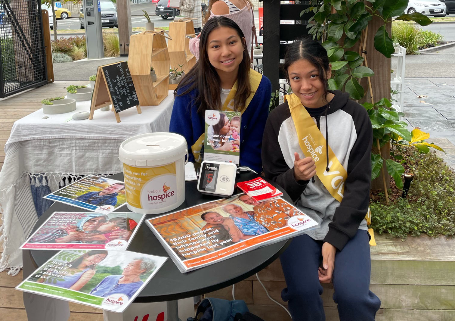 Read more about the article Service Activity: Hospice collection at Smales Farm Market