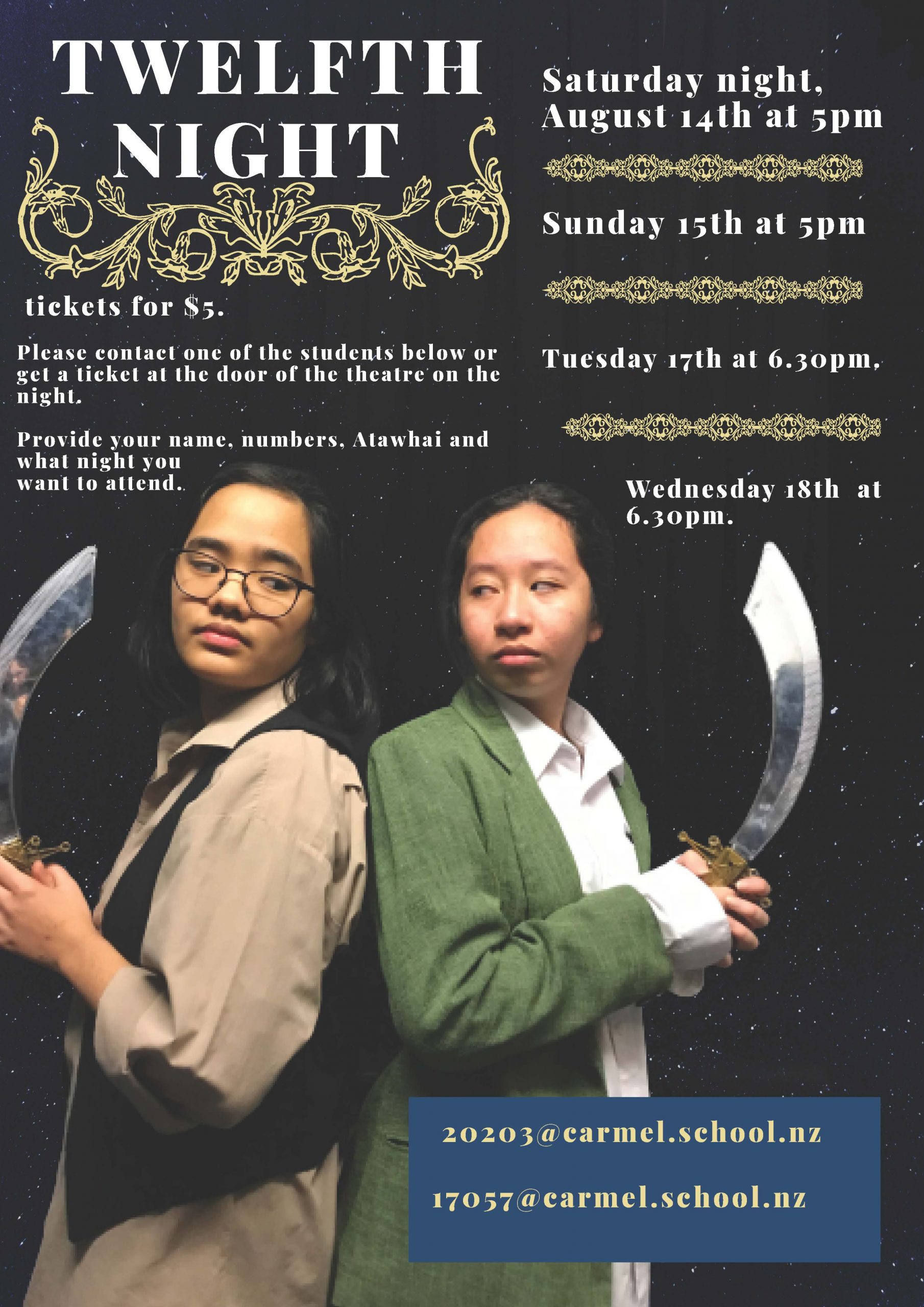 Read more about the article Year 11 Drama Show – Shakespeare’s Twelfth Night