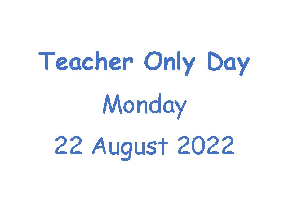 Read more about the article Teacher Only Day