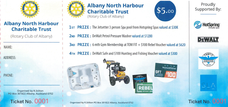 Read more about the article Rotary Raffle Tickets – Buy Now