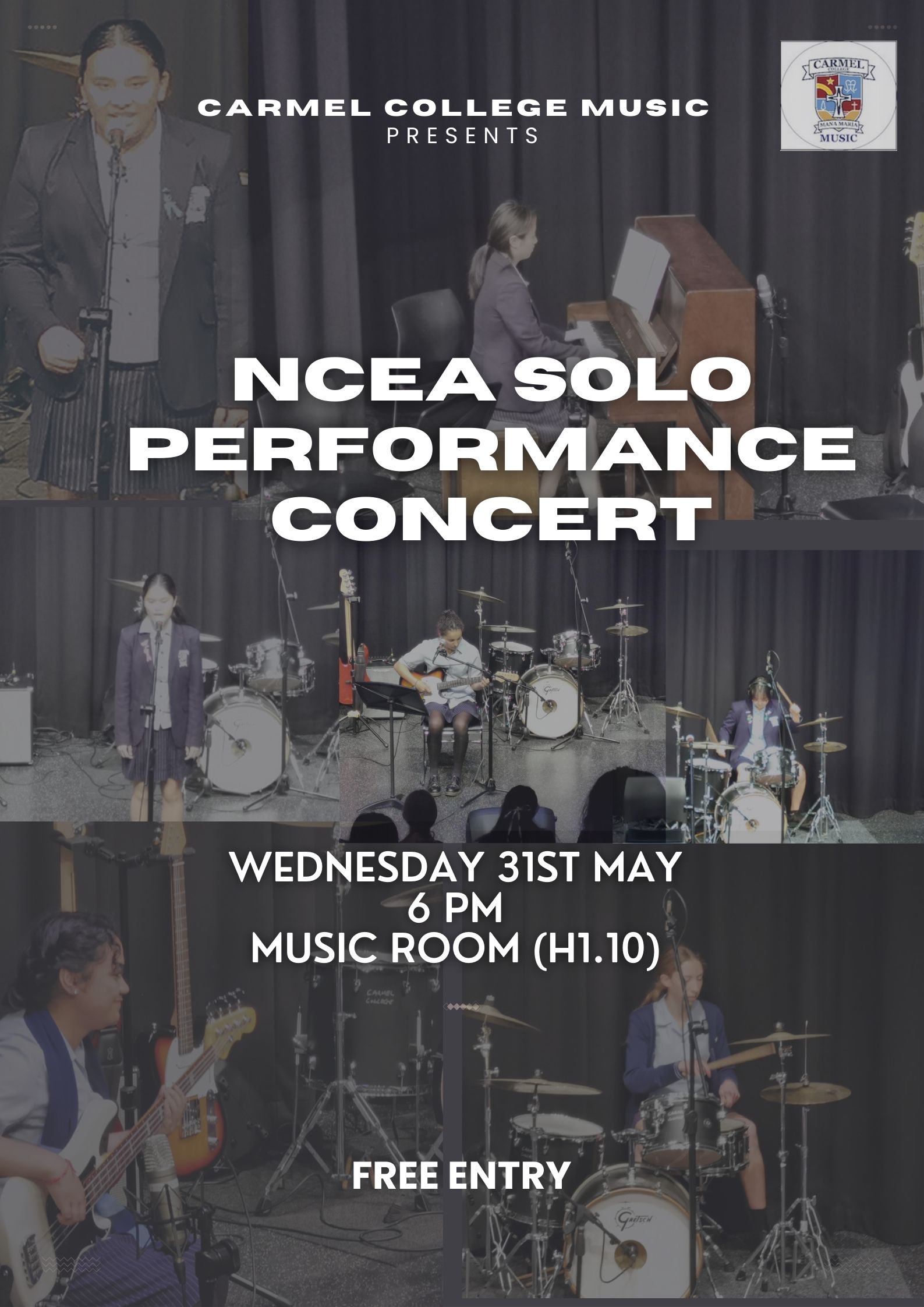 Read more about the article Carmel College Music Presents NCEA Solo Performance Concert