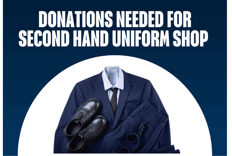 Read more about the article Second Hand Uniform Donations Needed!